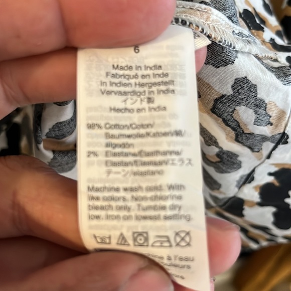 Jcrew leopard print dress. Size 6. - Picture 8 of 8